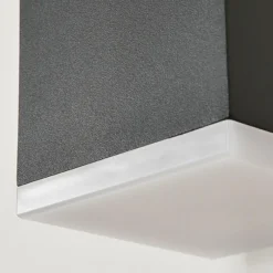 hofstein Applique murale d'extérieur Toogong LED Anthracite, 1 lumière, Détecteur de mouvement