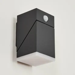 hofstein Applique murale d'extérieur Toogong LED Anthracite, 1 lumière, Détecteur de mouvement