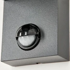 hofstein Applique murale d'extérieur Kingstown Anthracite, Transparent, 1 lumière, Détecteur de mouvement