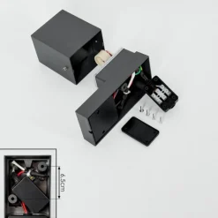 hofstein Applique murale d'extérieur Kingstown Anthracite, Transparent, 1 lumière, Détecteur de mouvement