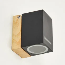 hofstein Applique murale d'extérieur Auchac Couleur bois, Écru, 1 lumière