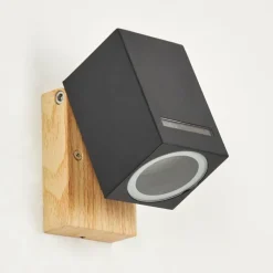 hofstein Applique murale d'extérieur Auchac Couleur bois, Écru, 1 lumière