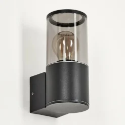 Suspension Verre Fumé-hofstein Applique murale d'extérieur Caragua Anthracite, 1 lumière