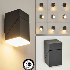 hofstein Applique murale d'extérieur Toogong LED Anthracite, 1 lumière