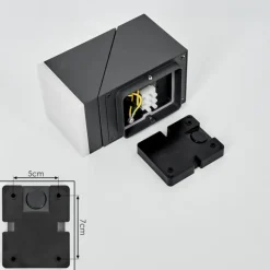 hofstein Applique murale d'extérieur Toogong LED Anthracite, 1 lumière