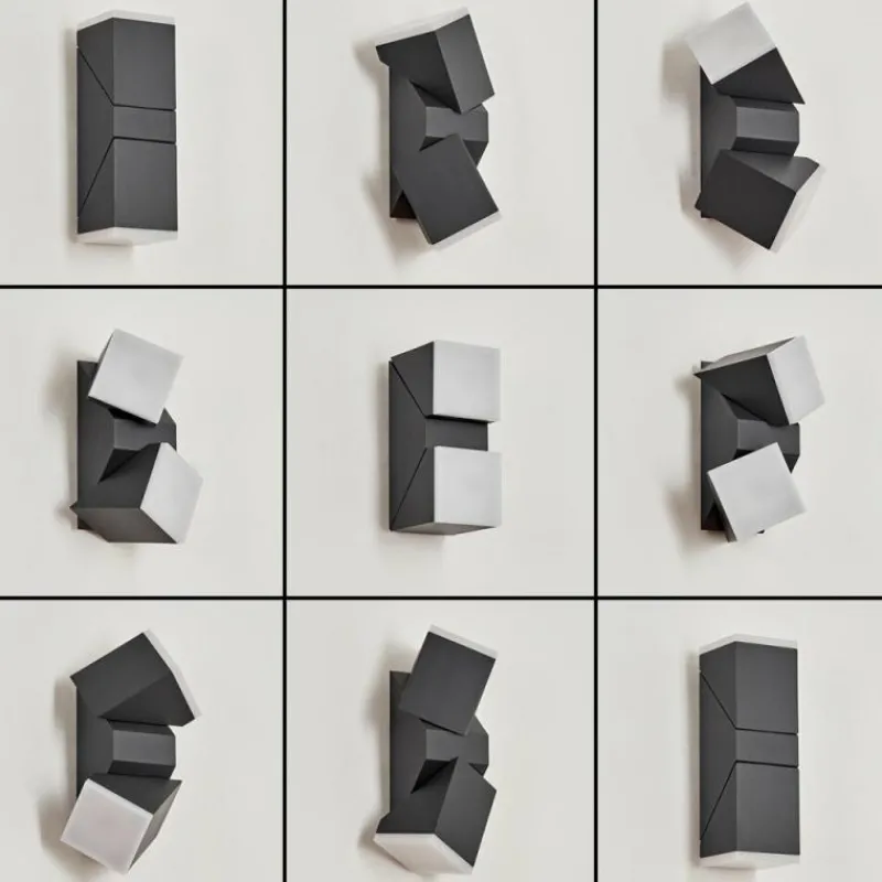 hofstein Applique murale d'extérieur Toogong LED Anthracite, 2 lumières