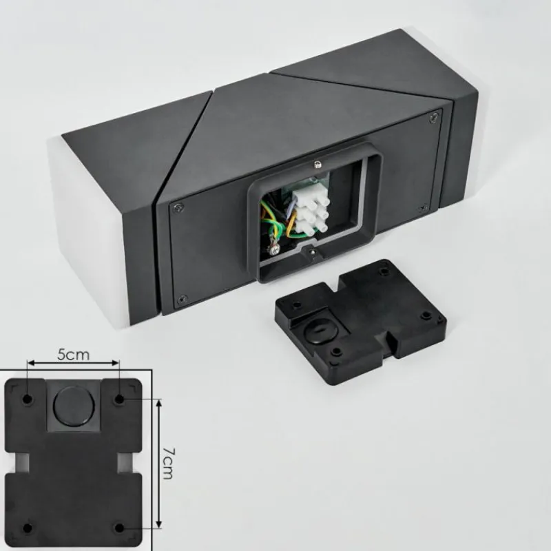 hofstein Applique murale d'extérieur Toogong LED Anthracite, 2 lumières