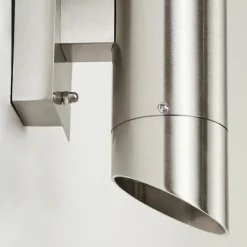 hofstein Applique murale d'extérieur Lartigue Acier inoxydable, 2 lumières