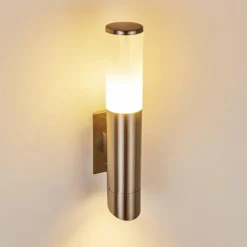 hofstein Applique murale d'extérieur Lartigue Acier inoxydable, 2 lumières