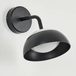 hofstein Applique murale d'extérieur Ancemont LED Noir, 1 lumière