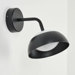 hofstein Applique murale d'extérieur Ancemont LED Noir, 1 lumière