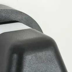 hofstein Applique murale d'extérieur Villermon LED Noir, 1 lumière