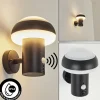 hofstein Applique murale d'extérieur Vinara LED Noir, 1 lumière, Détecteur de mouvement