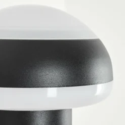 hofstein Applique murale d'extérieur Vinara LED Noir, 1 lumière, Détecteur de mouvement