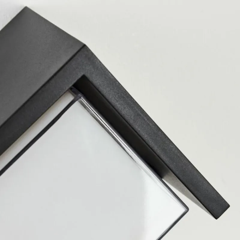 hofstein Applique murale d'extérieur Vurey LED Noir, 1 lumière