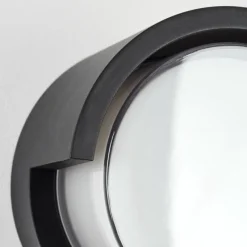 hofstein Applique murale d'extérieur Vurey LED Noir, 1 lumière