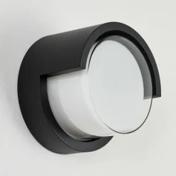 hofstein Applique murale d'extérieur Vurey LED Noir, 1 lumière