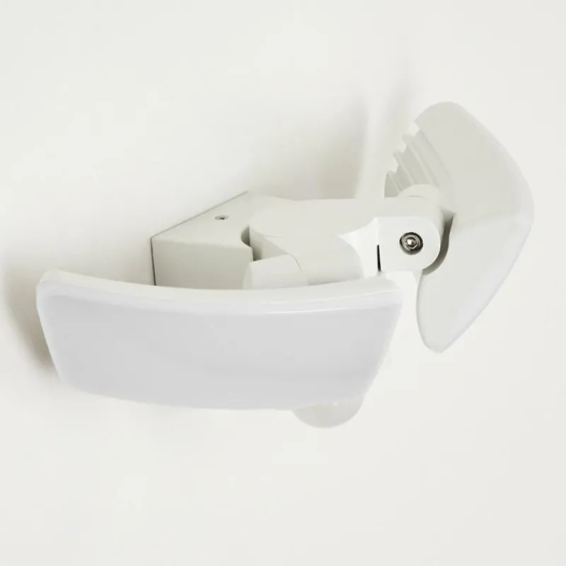 hofstein Applique murale d'extérieur Carnetin LED Blanc, 2 lumières, Détecteur de mouvement