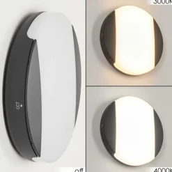 hofstein Applique murale d'extérieur Joserand LED Anthracite, 1 lumière