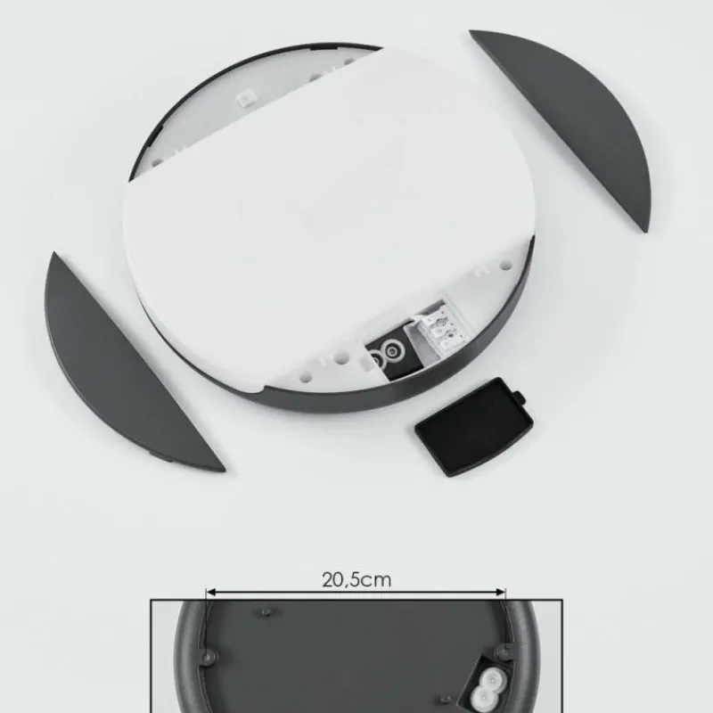 hofstein Applique murale d'extérieur Joserand LED Anthracite, 1 lumière