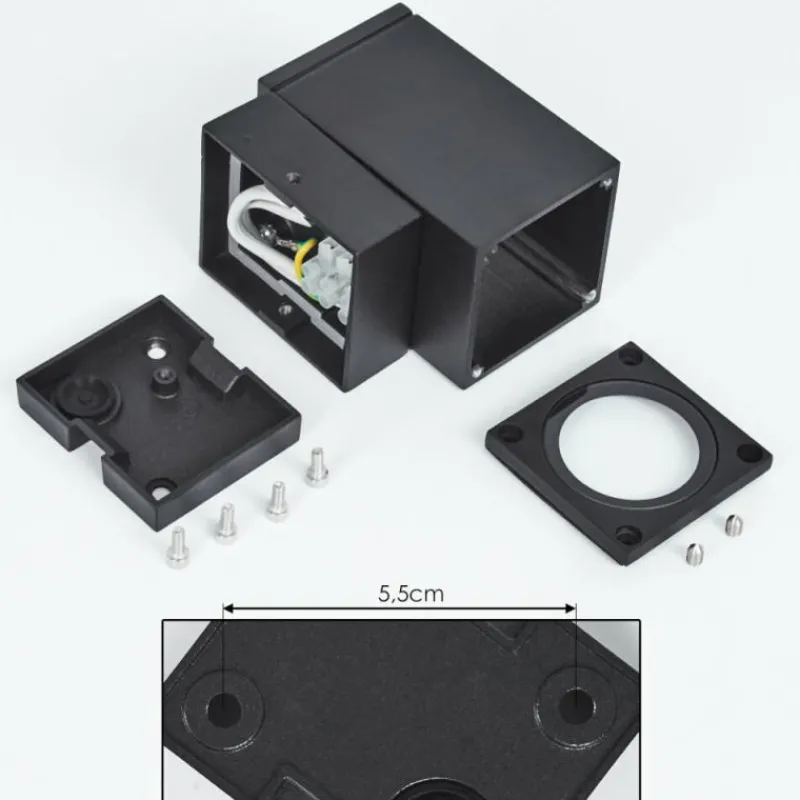 hofstein Applique murale d'extérieur Kastari Anthracite, 1 lumière