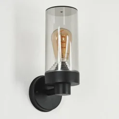 hofstein Applique murale d'extérieur Crantenoy Noir, 1 lumière