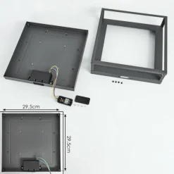 hofstein Applique murale d'extérieur Nonza LED Anthracite, 1 lumière