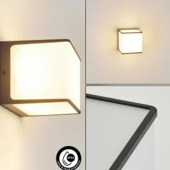 hofstein Applique murale d'extérieur Burseryd LED Anthracite, 1 lumière