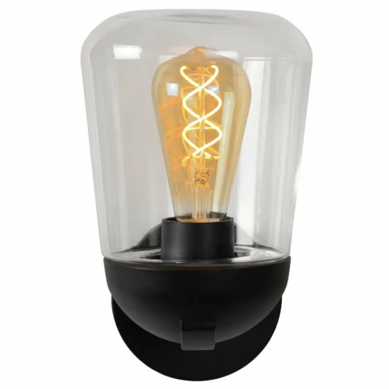 Luminaires Lucide Applique murale d'extérieur Lucide TULSA Noir, 1 lumière