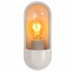Luminaires Lucide Applique murale d'extérieur Lucide CAPSULE Blanc, 1 lumière