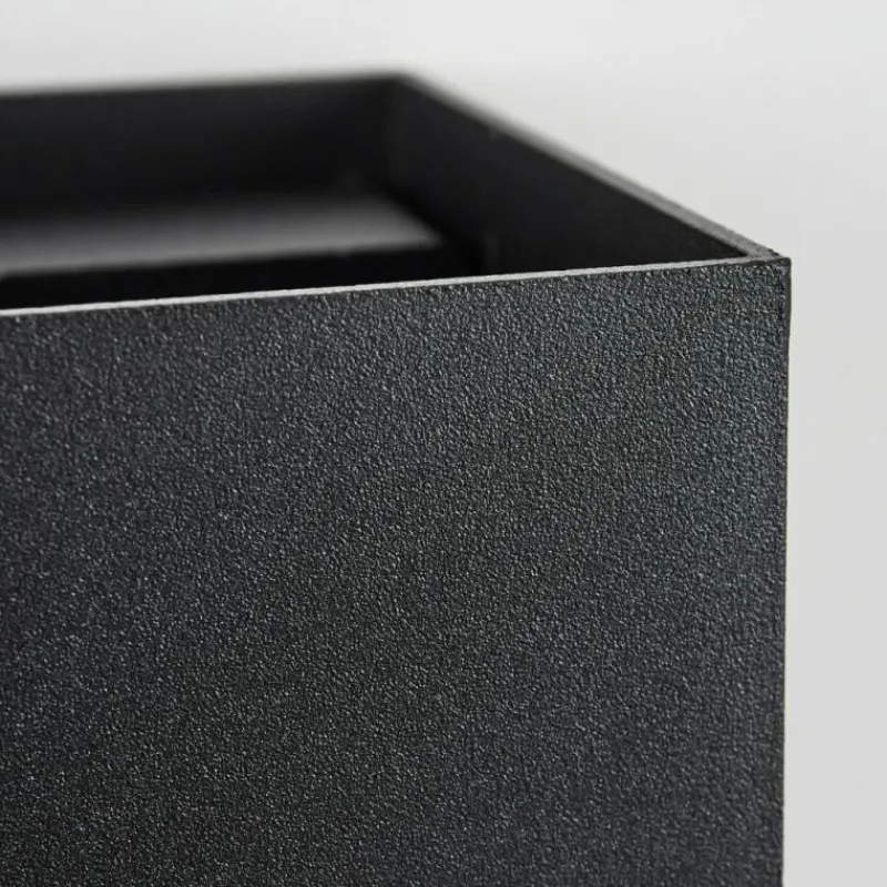 hofstein Applique murale d'extérieur Tamarin LED Noir, 2 lumières