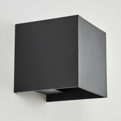 hofstein Applique murale d'extérieur Tamarin LED Noir, 2 lumières