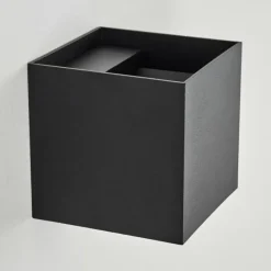 hofstein Applique murale d'extérieur Tamarin LED Noir, 2 lumières