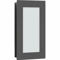 Luminaires LCD Applique murale d'extérieur LCD Lamberg LED Gris, 1 lumière