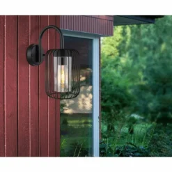 Luminaires Globo Lighting Applique murale d'extérieur Globo NINA Noir, 1 lumière