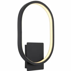 Luminaires Globo Lighting Applique murale d'extérieur Globo NAGGY LED Noir, 1 lumière