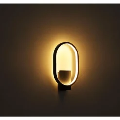 Luminaires Globo Lighting Applique murale d'extérieur Globo NAGGY LED Noir, 1 lumière