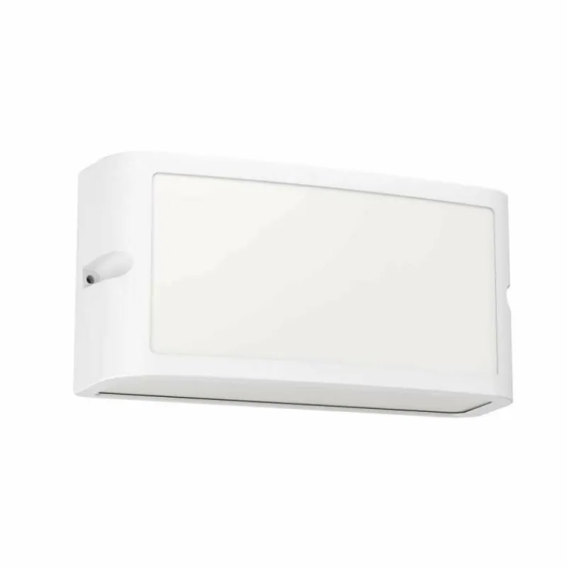 Luminaires Eglo Applique murale d'extérieur Eglo CAMARDA LED Blanc, 1 lumière