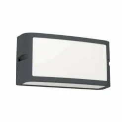 Luminaires Eglo Applique murale d'extérieur Eglo CAMARDA LED Anthracite, 1 lumière