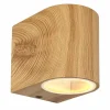 Lampes En Bois-Luminaires Globo Lighting Applique murale d'extérieur Globo VERONIKA Couleur bois, 1 lumière