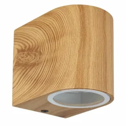 Lampes En Bois-Luminaires Globo Lighting Applique murale d'extérieur Globo VERONIKA Couleur bois, 1 lumière