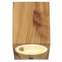 Lampes En Bois-Luminaires Globo Lighting Applique murale d'extérieur Globo VERONIKA Couleur bois, 1 lumière