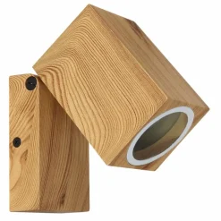 Lampes En Bois-Luminaires Globo Lighting Applique murale d'extérieur Globo VERONIKA Couleur bois, 1 lumière