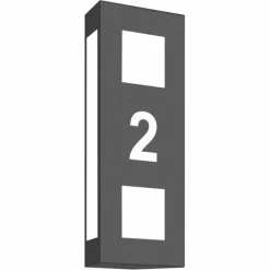 Luminaires CMD Applique murale d'extérieur CMD AQUA LEGENDO Anthracite, 2 lumières