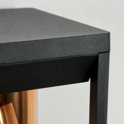 Lampes Vintages & Rétros-hofstein Applique murale d'extérieur Palanga Noir, 1 lumière