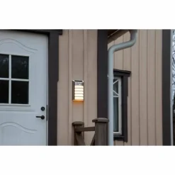 Luminaires Eglo Applique murale d'extérieur Eglo Z_SOLAR LED Argenté, 1 lumière, Détecteur de mouvement