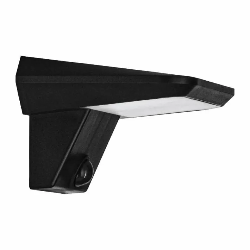 Luminaires Eglo Applique murale d'extérieur Eglo Z_SOLAR LED Noir, 40 lumières, Détecteur de mouvement