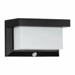 Luminaires Eglo Applique murale d'extérieur Eglo Z_SOLAR LED Noir, 32 lumières, Détecteur de mouvement