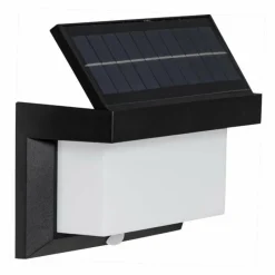 Luminaires Eglo Applique murale d'extérieur Eglo Z_SOLAR LED Noir, 32 lumières, Détecteur de mouvement