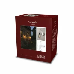 Luminaires Konstsmide Applique murale d'extérieur Konstsmide Cerignola Argenté, 1 lumière